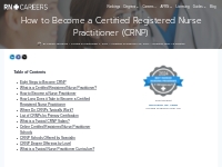 CRNP - Learn From A Certified Registered Nurse Practitioner