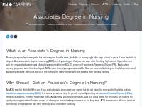Associates Degree In Nursing - RNCareers