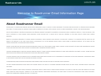 Get the latest information of Roadrunner Email account