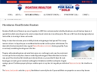 Honduras Real Estate: Roatan - Roatan Realtor