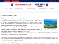 Roatan Land, Lots   Homesites for Sale - Roatan Realtor