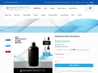 60ml Black Matte Glass Bottle | Rock Bottom Bottles / Packaging Compan