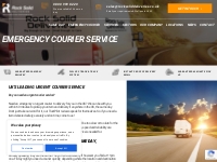 Emergency Courier Service: Urgent Couriers For Delivery Emergencies | 