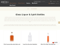 Glass Liquor   Spirit Bottles - Reliable Glass Bottles, Jars, Containe