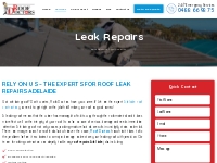 Roof Repairs Adelaide | Roof Leak Repairs Adelaide - Roof Doctors