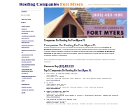 Companias De Roofing En Fort Myers FL | Roofing Companies Fort Myers