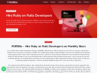 Hire Ruby on Rails Developers | Dedicated ROR Developers
