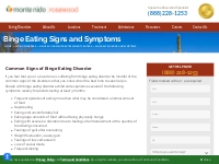 Signs   Symptoms of Binge Eating Disorder | Rosewood