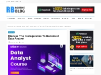 Discuss The Prerequisites To Become A Data Analyst - Routineblog.com