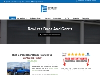 Rowlett Garage Door Services - Garage Door Services Rowlett TX