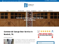 Commercial Garage Doors - Rowlett Doors and Gates