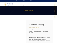 Chairman's Message: Our Amazing Team | Royal Blinds LLC