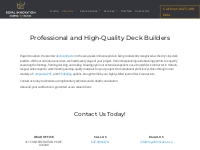 About Us - Deck Contractor in Ontario