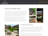 Whitby Deck Builder - Luxurious Deck Building Company
