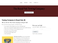 Royal Oak Towing Company | Tow Truck | Assistance | Royal Oak, Mi