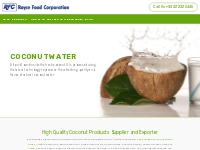 Royce Food Corporation - Coconut Products Manufacturer