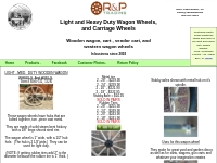 Wagon wheels, carriage wheels, buggy, and cart wheels | R & P Trading