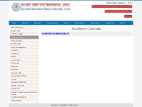 Raj Rishi Bhartrihai Matsya University Alwar : Academic Calendar