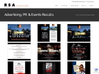 RSA Marketing | Advertising, PR   Events