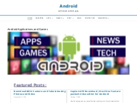 Download Latest Android apps and Games from Android