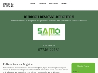 Brighton Rubbish Removal and House Clearance Service - Rubbish Clearan