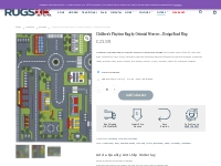 Childrens Playtime Rug by Oriental Weavers in Road Map Design