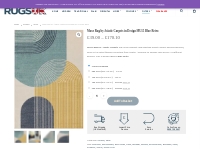 Muse Rug by Asiatic Carpets in MU15 Blue Retro - Rugs UK