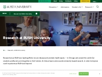Research at RUSH University | | RUSH University