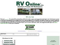 RVs for Sale, Motorhomes, Trailers, Campers - RV Online