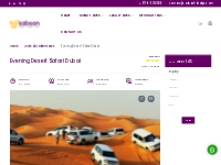 Evening Desert Safari Dubai @89 AED | Dune Bashing   Dinner
