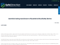 Manufacturers of Australian Guardrails   Road Barriers | Safe Directio