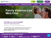 Family violence and domestic violence online support - Safe Steps Vict