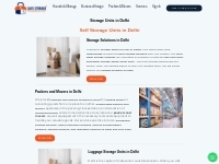 Self Storage Delhi | Storage Services in Delhi | Storage Units Delhi