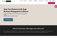 Top Business Management Software Company 2023 | Sage Software