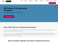 ERP software for engineering companies | Project   Engineering
