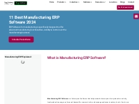 11 Best Manufacturing ERP Software System 2024 | ERP Software for Manu