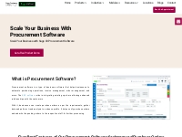 Online Procurement Software in India | Procurement Management system