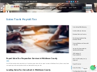 Sales   Use Tax Preparation Services in Middlesex County