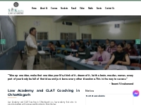 Law Academy and CLAT Coaching in Chhattisgarh