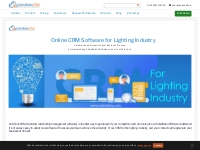 Cloud CRM Software for Lighting Industry | SalesBabu CRM