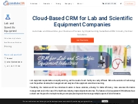 Online CRM for Lab and Scientific Equipment Companies - SalesBabu