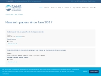 Research papers -- Scottish Association for Marine Science, Oban UK