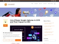 List of Major Google Updates in 2019 and Impacts | Samskriti Solutions