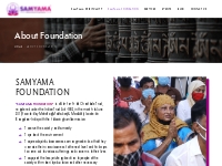 About Foundation | Samyama