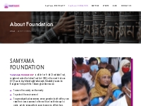 About Foundation | Samyama