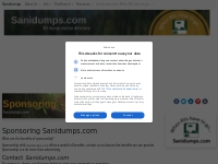 Sanidumps: Sponsorship Information, a great method to reach thousands 