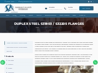  Duplex Steel S31803 Flanges | Duplex Steel S32205 Flanges