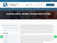  Duplex Steel S31803 Pipe Fitting | Duplex Steel S32205 Pipe Fitting