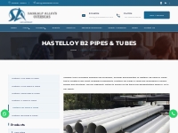  Hastelloy B2 Pipes & Tubes