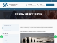   Inconel 601 Round Bars